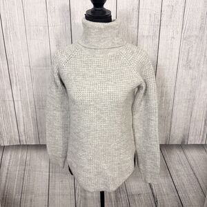 Kuhl Women's XS Light Gray Acrylic Blend Turtleneck Pullover Winter  Sweater